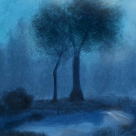 Moonlit Pond